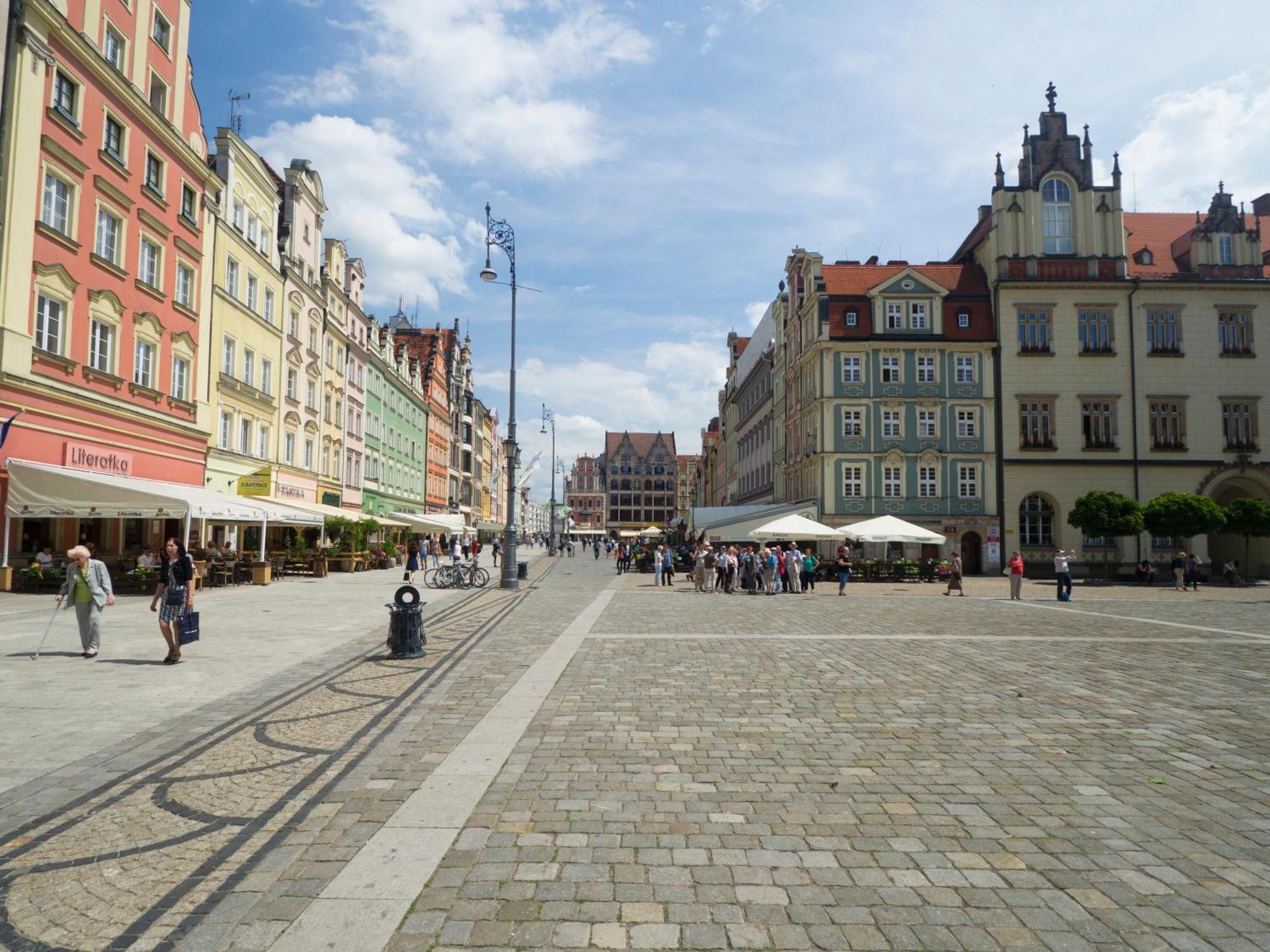 As Home Apartamenty Rynek 50 R503 Amazing View Breslávia Exterior foto